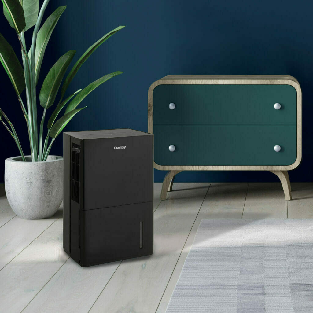 Danby 50 Pint Dehumidifier in Black